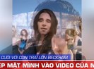 Chết cười với con trai Beckham thay mặt mình vào video của mẹ