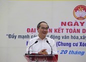 Ông Nguyễn Thiện Nhân dự ngày hội đại đoàn kết dân tộc