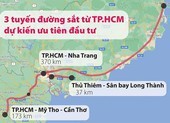 Ưu tiên làm 3 tuyến đường sắt từ TP.HCM