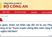 Bộ Công an thông tin về việc bắt bà Phạm Thị Đoan Trang