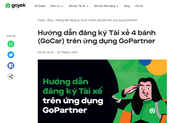 Giãn cách không cản trở Gojek hỗ trợ tài xế trở thành đối tác GoCar