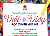 Cuộc thi Giới thiệu sách Viết & Vlog cho trẻ từ 6 - 15 tuổi 