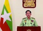 Thống tướng Myanmar lần đầu phát biểu toàn dân sau chính biến