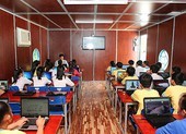Bàn giao trường học di động tại tỉnh Vĩnh Long