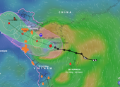 Đêm nay, tâm bão KOGUMA sẽ nằm ở vùng biển từ Hải Phòng đến Nghệ An