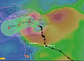 24 giờ tới, bão số 7 đi vào Vịnh Bắc bộ