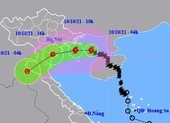 Tâm bão số 7 giật cấp 10 đang cách Hải Phòng 130 km