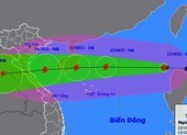 Bão số 8 cường độ mạnh, đang di chuyển rất nhanh hướng vào Bắc Trung bộ