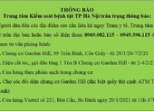 4 ca dương tính COVID-19, Hà Nội thông báo khẩn