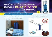 Hướng dẫn sử dụng bình ôxy y tế tại nhà