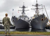 Mỹ điều tàu khu trục mang tên lửa dẫn đường mới đến căn cứ hải quân ở Nhật