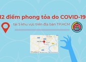 Vị trí 12 điểm phong tỏa do COVID-19 ở TP.HCM mới nhất