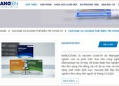 Nano Covax vượt qua cửa Hội đồng Đạo đức cấp quốc gia