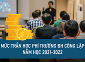 Mức trần học phí ĐH công lập năm học 2021-2022