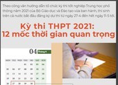 Kỳ thi THPT 2021: 12 mốc thời gian quan trọng thí sinh cần nhớ