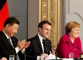 Ông Tập điện đàm với bà Merkel, ông Macron về thỏa thuận đầu tư TQ-EU
