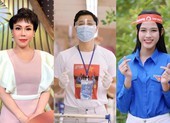 Việt Hương, Nguyên Khang, Hoa hậu Đỗ Thị Hà tặng giường xếp, quà, rau củ quả