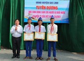 Quảng Trị: Tuyên dương 3 học sinh dũng cảm cứu người đuối nước