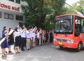 115 nhân viên y tế Bệnh viện Trung ương Huế vào TP.HCM chống dịch