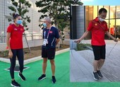 Clip VĐV Việt Nam 'bít bùng' tập luyện cho Olympic Tokyo