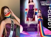Hoa hậu Khánh Vân diện váy lấy cảm hứng từ cộng đồng LGBT