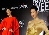 Dàn chân dài 1m1 đại náo thảm đỏ Tuần lễ thời trang quốc tế Việt Nam 2021