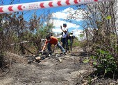 Bình Thuận: 1 thi thể bị đốt cháy chỉ còn xương