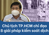 Infographic: 8 giải pháp kiểm soát dịch COVID-19 ở TP.HCM