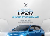 Đếm ngược sự kiện ra mắt mẫu ô tô điện đầu tiên tại Việt Nam