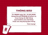 1 số thương hiệu ăn uống nổi tiếng tạm ngưng hoạt động từ 18h