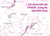 Sắp khởi công hàng loạt tuyến đường kết nối TP.HCM - Long An