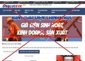 Xuất hiện trang web giả mạo thương hiệu EVN