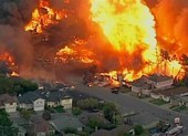 Mỹ: Cháy nổ dữ dội tại khu dân cư