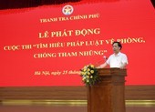 Phát động cuộc thi 'Tìm hiểu pháp luật về phòng, chống tham nhũng'