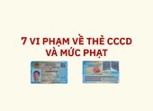 7 vi phạm về thẻ CCCD và mức phạt 