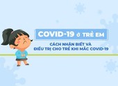 Cách nhận biết và điều trị khi trẻ mắc COVID-19