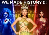 Hoa hậu, người đẹp chúc mừng Thuỳ Tiên đăng quang Miss Grand International 2021