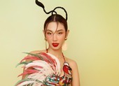 Hoa hậu Thùy Tiên đẹp chuẩn Á Đông trong bộ ảnh Tết
