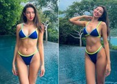 Hoa hậu Thùy Tiên diện bikini nhân dịp đầu năm mới