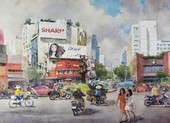 Sài Gòn đẹp nao lòng trong tranh của người họa sĩ 70 tuổi