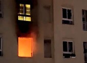 Cháy kèm tiếng nổ ở chung cư Tô Ký Tower nghi do phóng hỏa