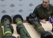 VIDEO: Lực lượng ly khai Donetsk chiếm được vũ khí do NATO cung cấp cho Ukraine
