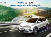 Quy tụ số xe điện VF e34 'khủng' khởi động hành trình chinh phục địa đầu Tổ quốc