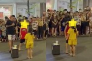  Người đưa trẻ em ra 'ghép đôi' ở phố đi bộ TP Vinh nhận sai và xin lỗi 