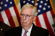 Lãnh đạo phe thiểu số Cộng hòa tại Thượng viện Mitch McConnell. Ảnh: REUTERS