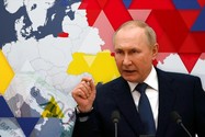 Quyết định tiến hành chiến dịch quân sự đặc biệt ở Ukraine do Tổng thống Putin đưa ra đã khiến nhiều doanh nghiệp phải rời khỏi Nga để tránh bị cấm vận. Ảnh: NEW.SKY.COM