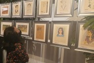 Triển lãm bên chiến hào - những bức ký hoạ đầy tính lịch sử của Huỳnh Phương Đông