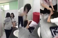 Xích mích trên mạng, nữ sinh trường Đồng Khởi bị đánh hội đồng trong nhà vệ sinh 