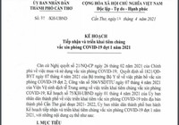 Cần Thơ: Đợt 1 có 6.700 người được tiêm vaccine COVID-19