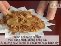 Kinh hoàng công nghệ chế biến hành phi siêu bẩn